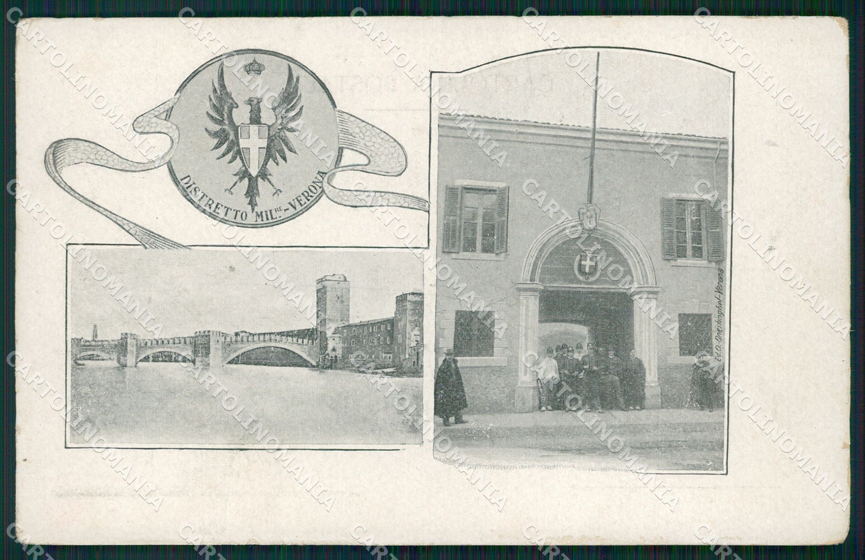 Verona Città Militari cartolina QT4531 – fronte