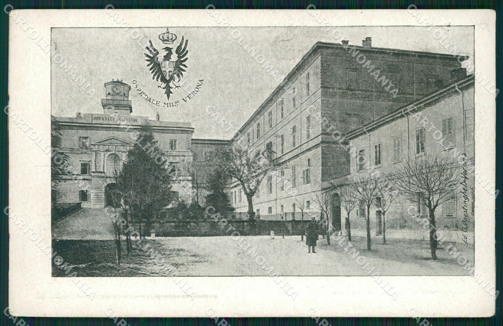 Verona Città Militari Ospedale Militare cartolina QT4538 – fronte