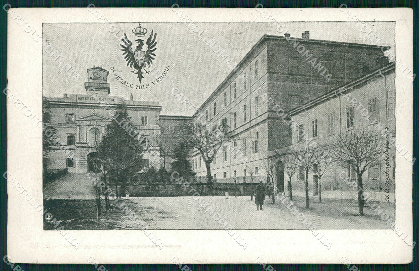 Verona Città Militari Ospedale Militare cartolina QT4538 – fronte