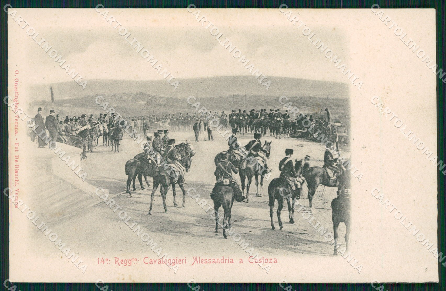 Verona Sommacampagna Custoza Militari cartolina QT4548 – fronte
