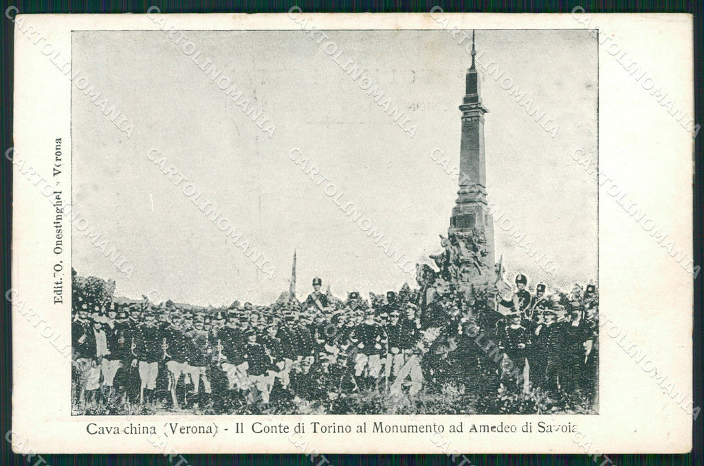 Verona Cavalchina Savoia Militari cartolina QT4550 – fronte