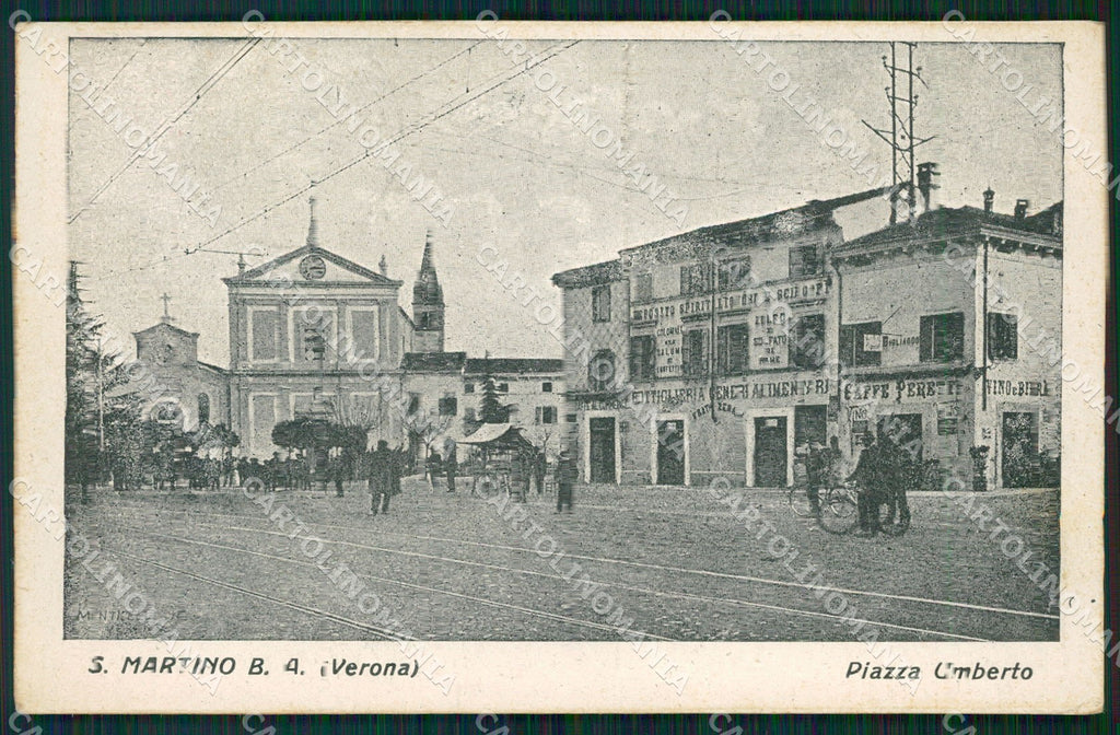 Verona San Martino Buon Albergo PIEGHINA cartolina QT4552 – fronte