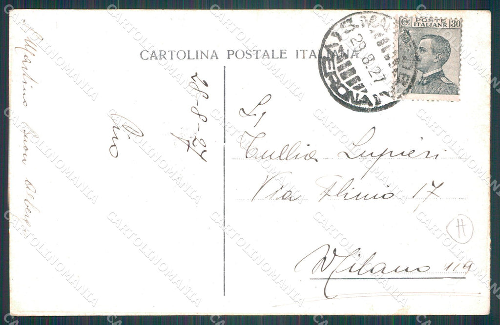 Verona San Martino Buon Albergo PIEGHINA cartolina QT4552 – retro