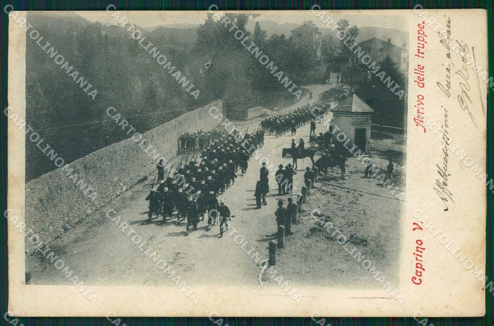 Verona Caprino Veronese Militari cartolina QT4553 – fronte