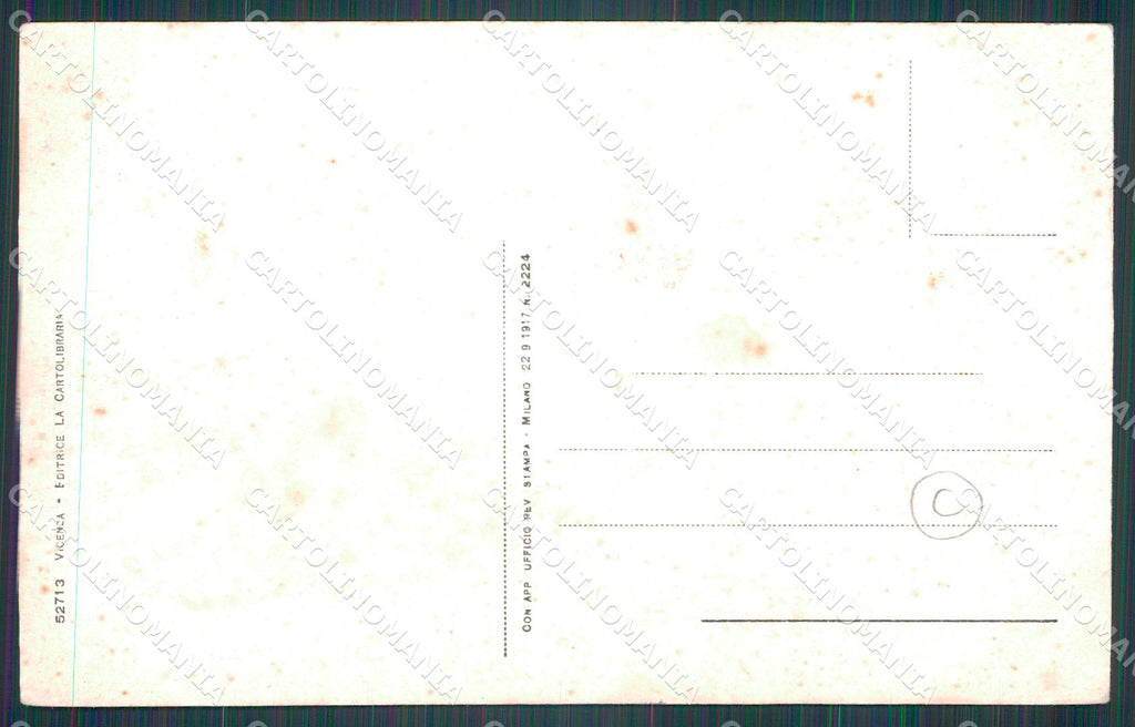 Vicenza Città cartolina QT4562 – retro