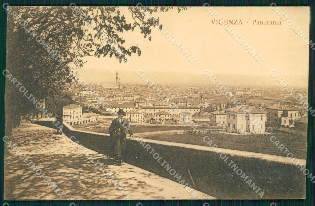 Vicenza Città RIFILATA cartolina QT4573 – fronte