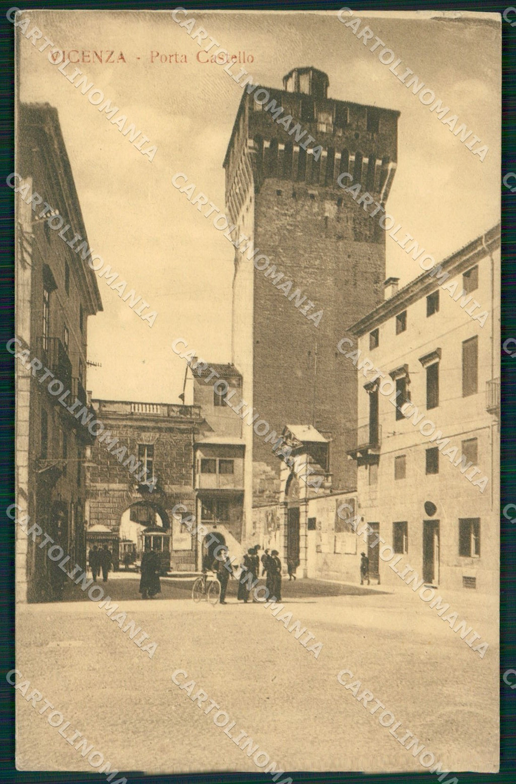 Vicenza Città Porta Castello cartolina QT4583 – fronte