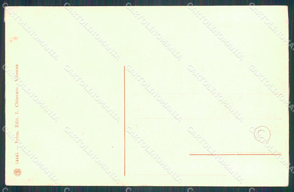 Vicenza Città Porta Castello cartolina QT4583 – retro