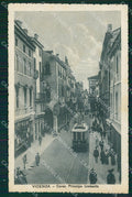 Vicenza Città Corso Principe Umberto Tram cartolina QT4586 – fronte