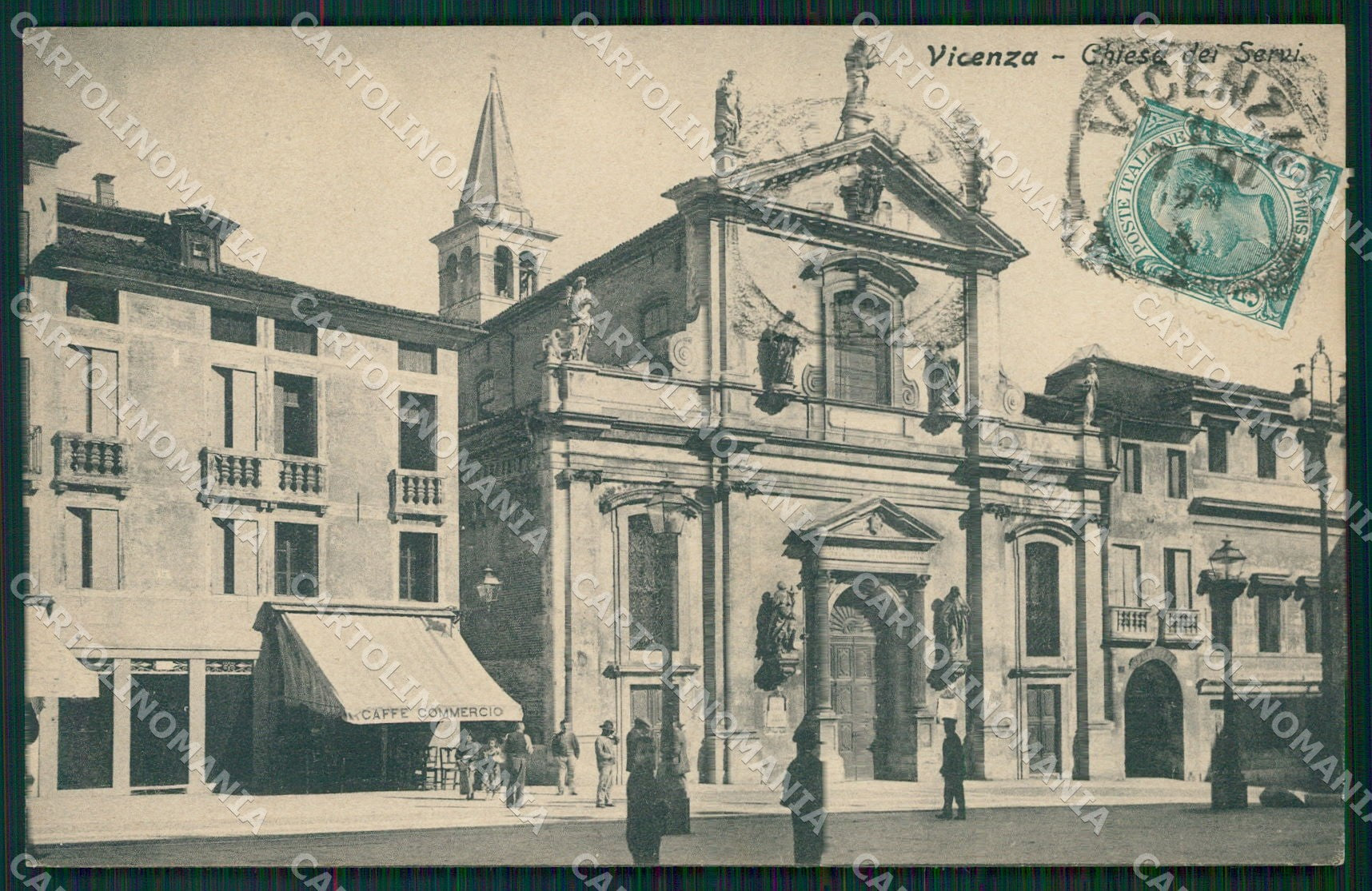 Vicenza Città Chiesa dei Servi cartolina QT4590 – fronte