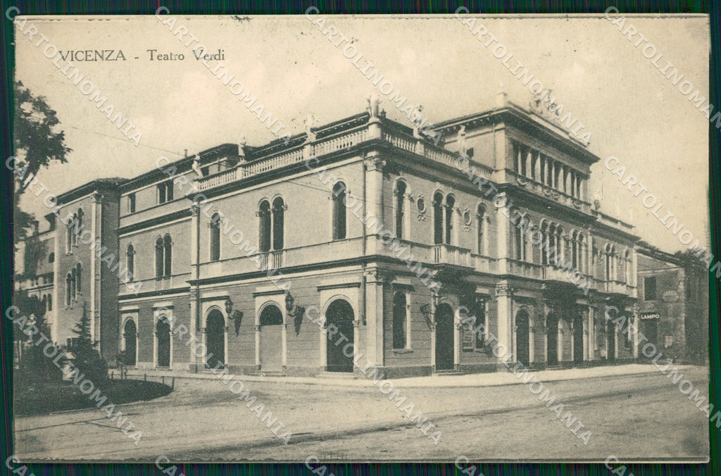 Vicenza Città Teatro Verdi cartolina QT4601 – fronte