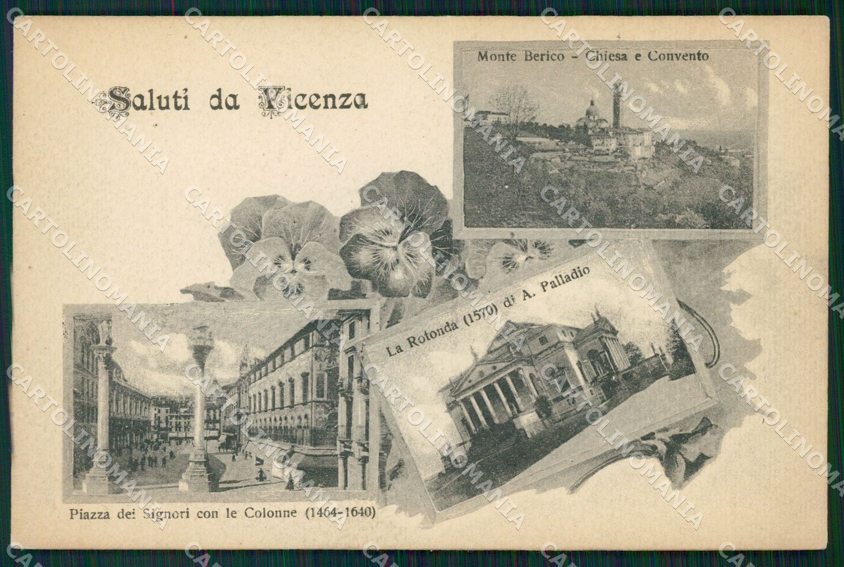 Vicenza Città Saluti da Bertiglia ? cartolina QT4602 – fronte