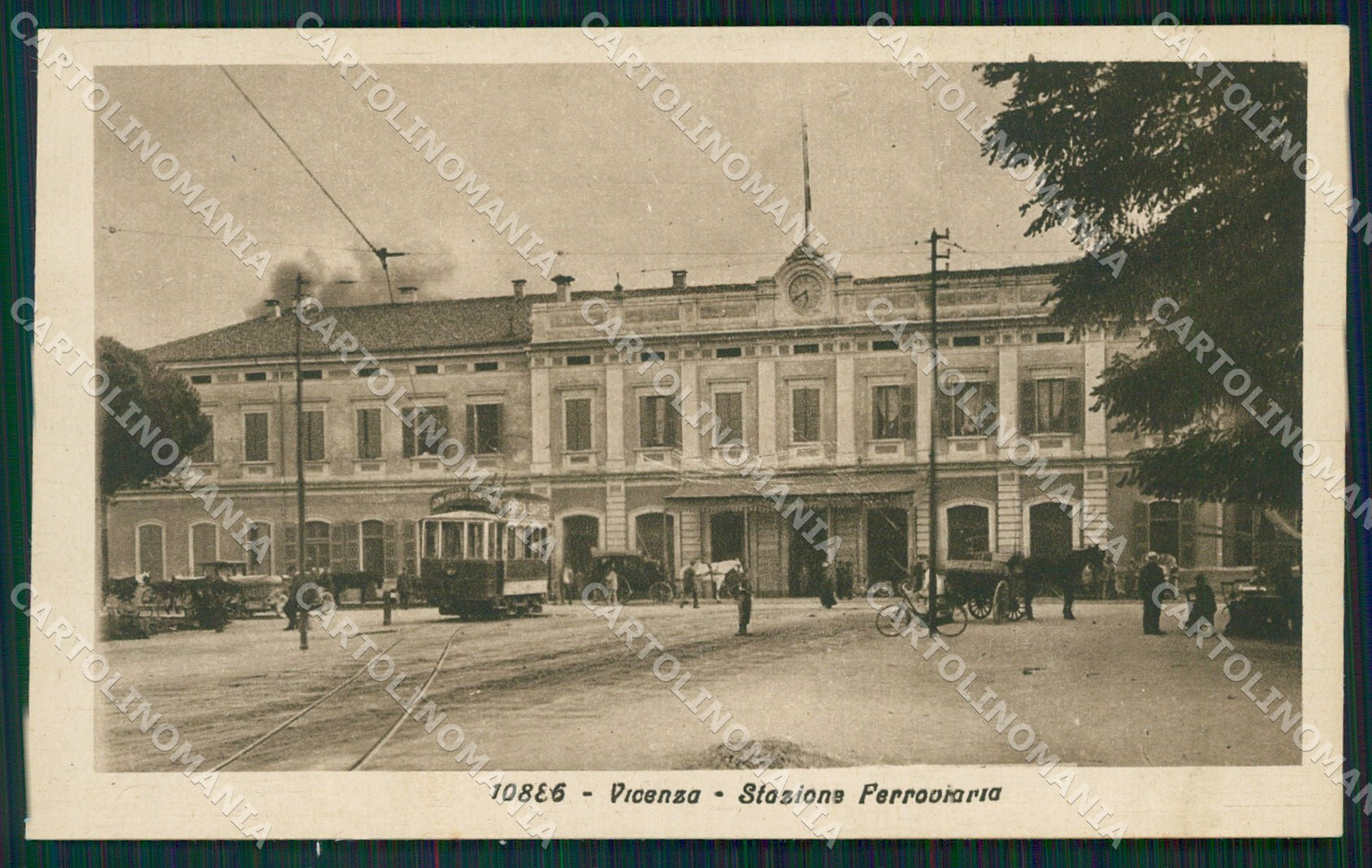 Vicenza Città Stazione cartolina QT4607 – fronte