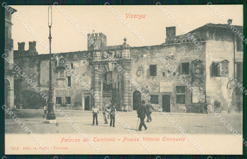Vicenza Città Palazzo Territorio cartolina QT4613 – fronte