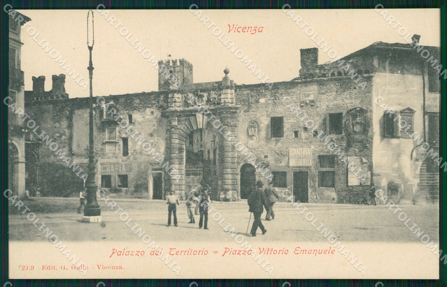 Vicenza Città Palazzo Territorio cartolina QT4613 – fronte