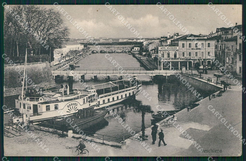 Verona Peschiera del Garda Battello cartolina QT4622 – fronte