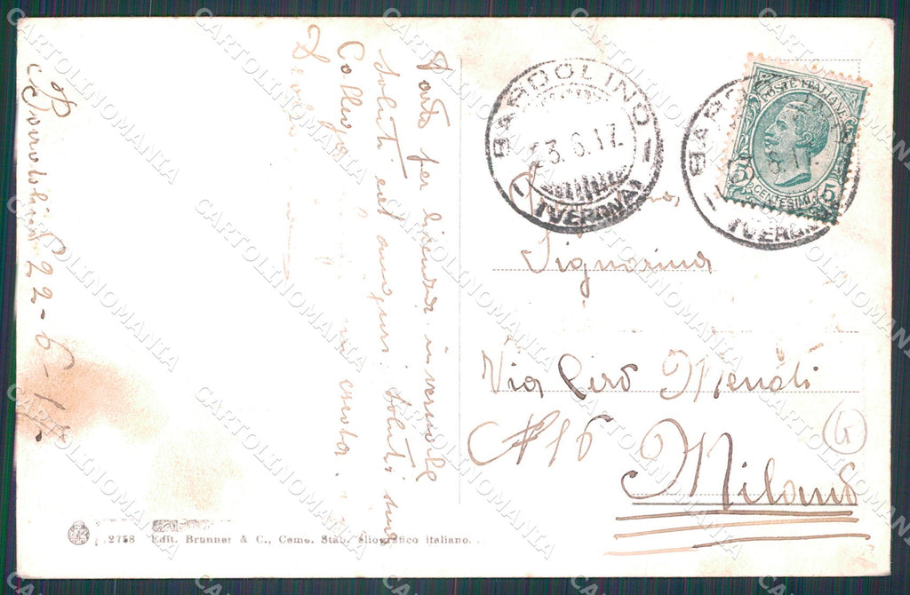 Verona Bardolino MACCHIA cartolina QT4625 – retro