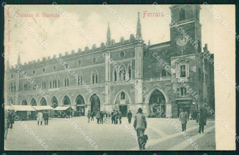 Ferrara città Palazzo Giustizia cartolina QT4634 – fronte