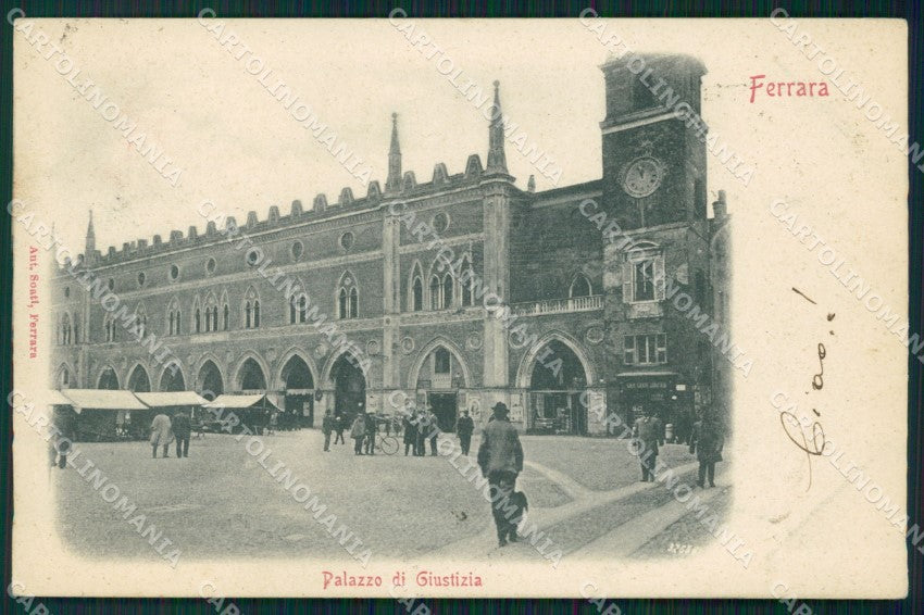 Ferrara città Palazzo Giustizia cartolina QT4636 – fronte