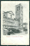 Ferrara città Campanile Duomo mercato PIEGA cartolina QT4638 – fronte