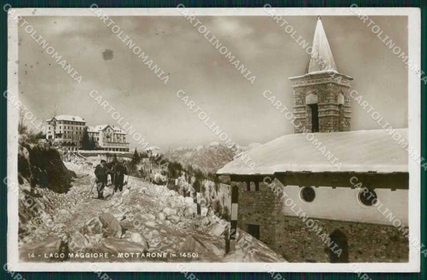 Verbania Stresa Mottarone Sci Foto cartolina QT4663 – fronte