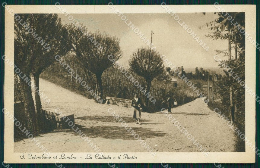 Milano San Colombano al Lambro La Collada Pontin cartolina QT4670 – fronte