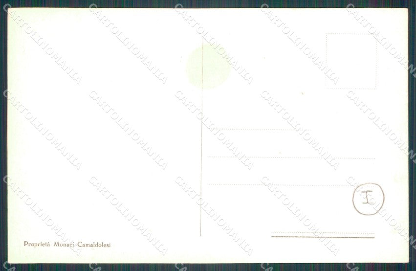Arezzo Camaldoli Chiostro Foto cartolina QT4675 – retro
