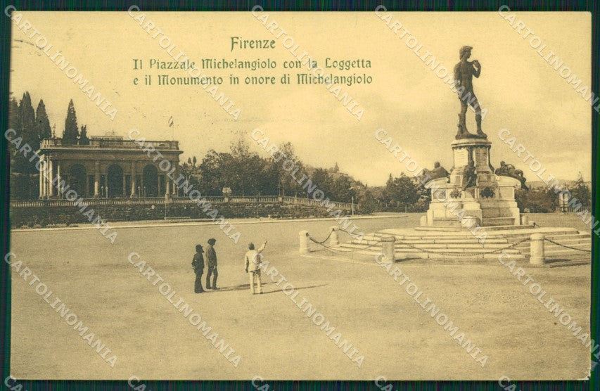 Firenze città STRAPPINO cartolina QT4684 – fronte
