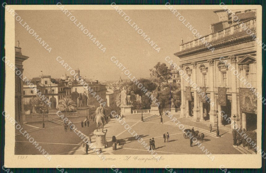 Roma città Campidoglio cartolina QT4685 – fronte