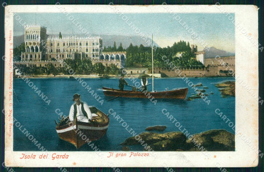 Brescia San Felice Benaco Isola Garda PIEGHINE cartolina QT4699 – fronte