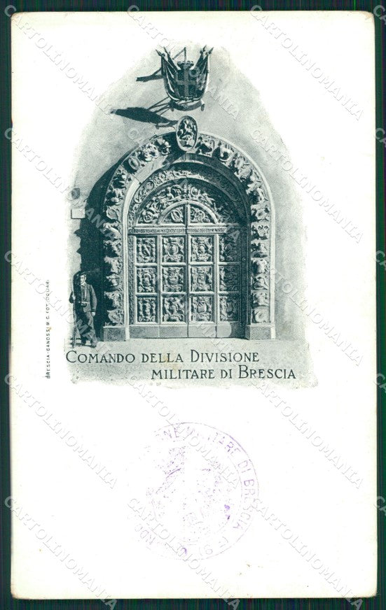Brescia città Sede Comando Militare cartolina QT4702 – fronte