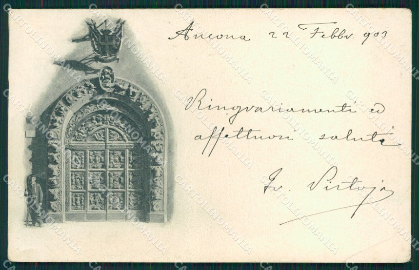 Brescia città Sede Comando Militare PIEGHINA cartolina QT4703 – fronte