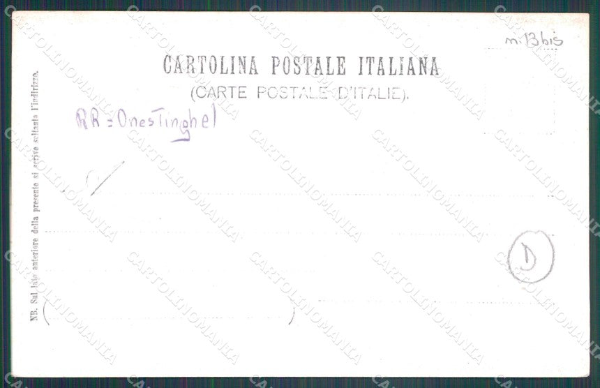 Brescia città Sede Comando Militare Foto cartolina QT4705 – retro