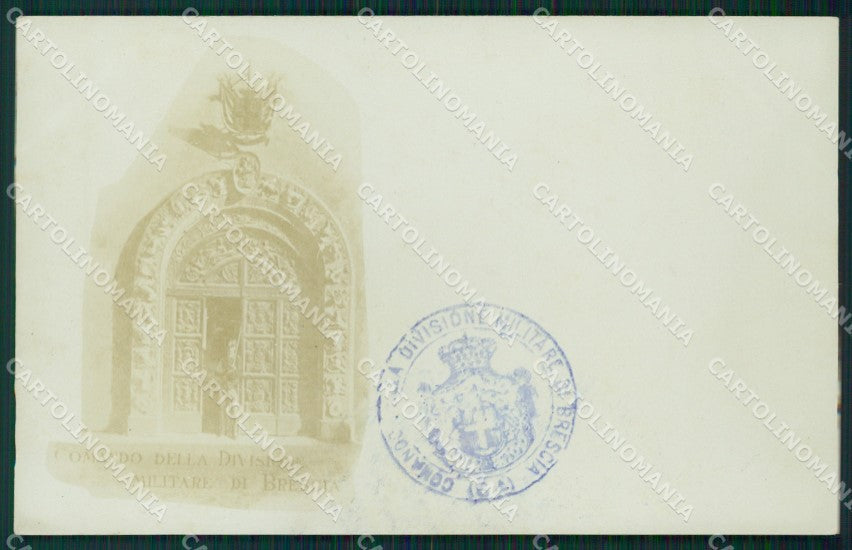 Brescia città Sede Comando Militare Foto cartolina QT4706 – fronte