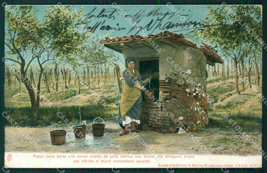 Brescia Desenzano Garda Pozzo della Selva cartolina QT4710 – fronte
