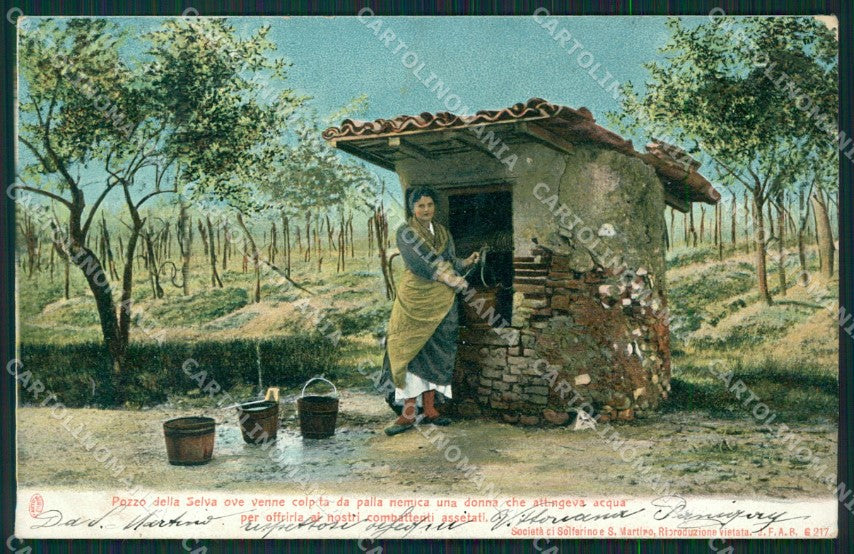 Brescia Desenzano Garda Pozzo della Selva cartolina QT4711 – fronte