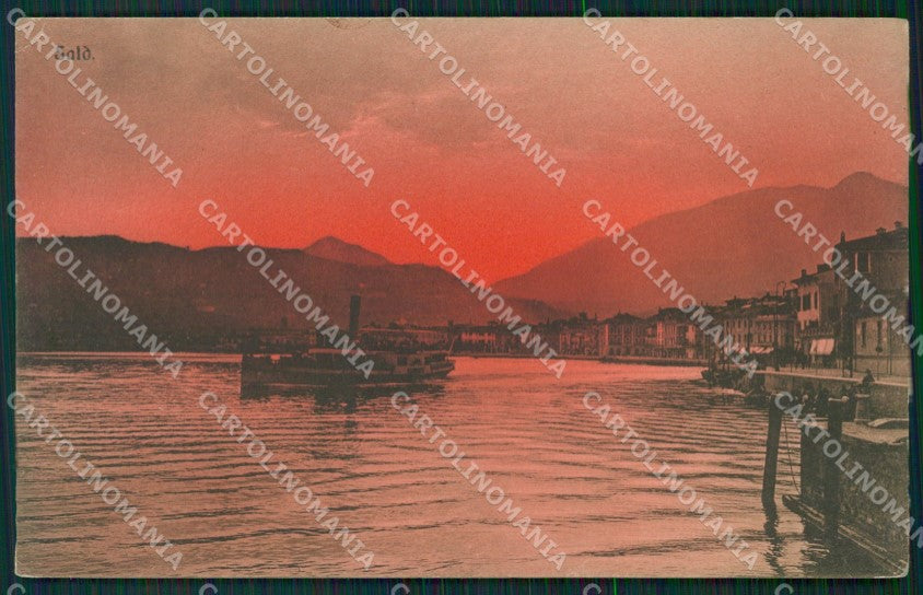 Brescia Salò Lago Garda Battello cartolina QT4717 – fronte