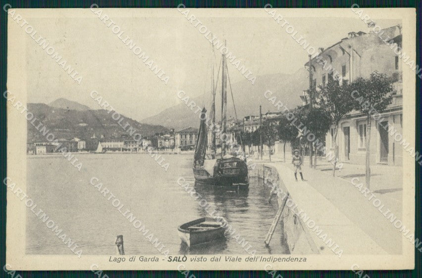 Brescia Salò Lago Garda cartolina QT4728 – fronte