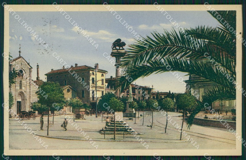 Brescia Maderno Lago di Garda Giardini cartolina QT4742 – fronte