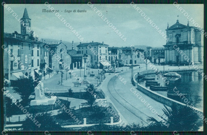 Brescia Maderno Lago di Garda cartolina QT4744 – fronte