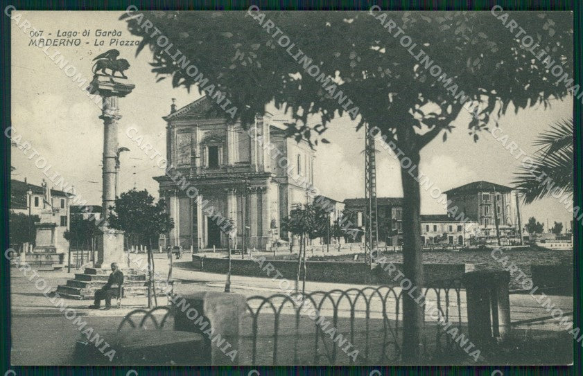 Brescia Maderno Lago di Garda cartolina QT4745 – fronte