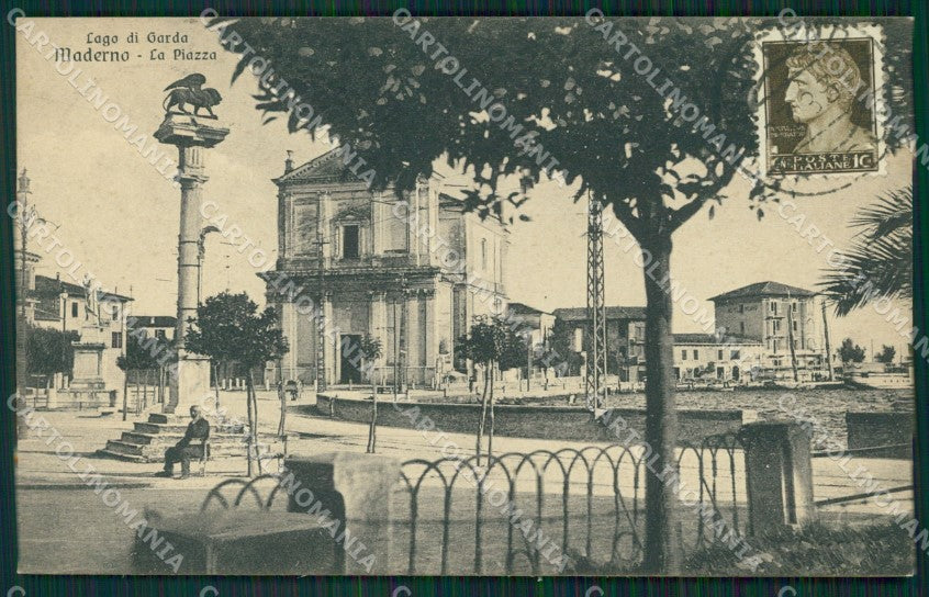 Brescia Maderno Lago di Garda cartolina QT4746 – fronte