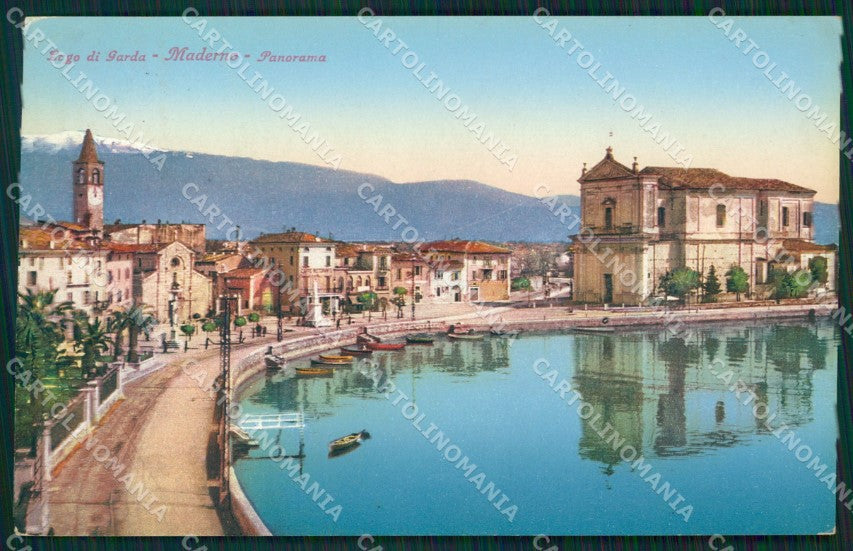 Brescia Maderno Lago di Garda cartolina QT4747 – fronte