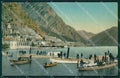 Brescia Limone Lago di Garda Barche ABRASA cartolina QT4753 – fronte