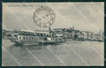 Brescia Desenzano Lago di Garda Battello RIFILATA cartolina QT4789 – fronte