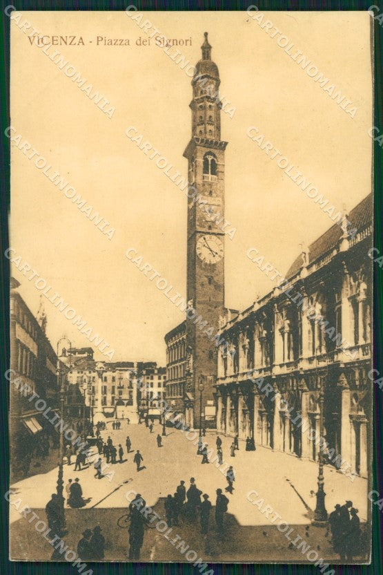 Vicenza città Piazza Signori cartolina QT4801 – fronte