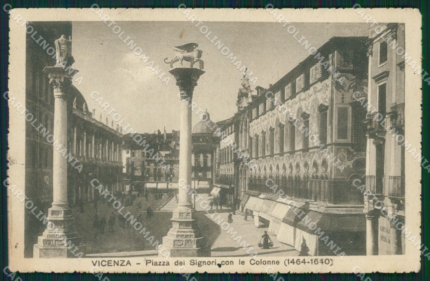 Vicenza città Piazza Signori cartolina QT4803 – fronte
