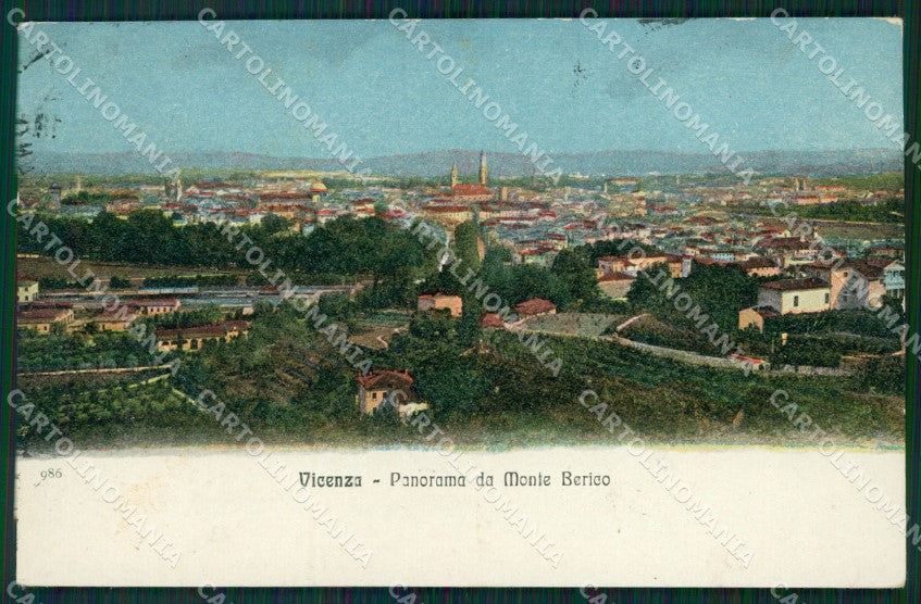 Vicenza città Monte Berico cartolina QT4807 – fronte