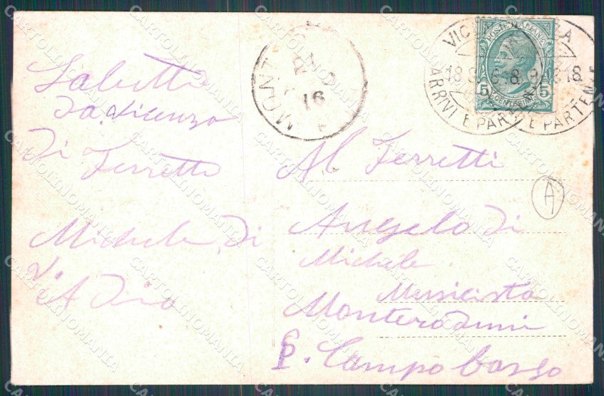 Vicenza città Monte Berico cartolina QT4807 – retro