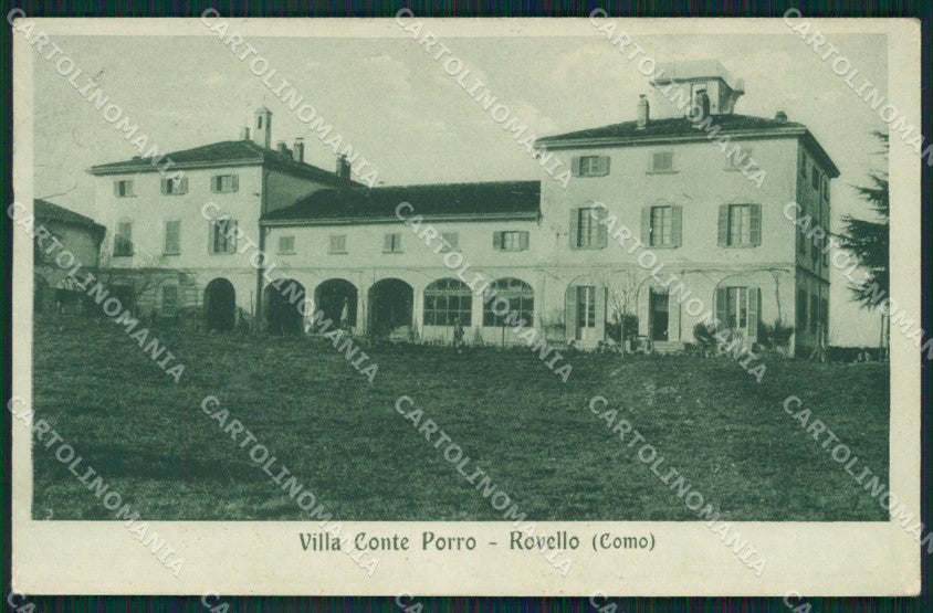 Como Rovello Porro cartolina QT4812 – fronte